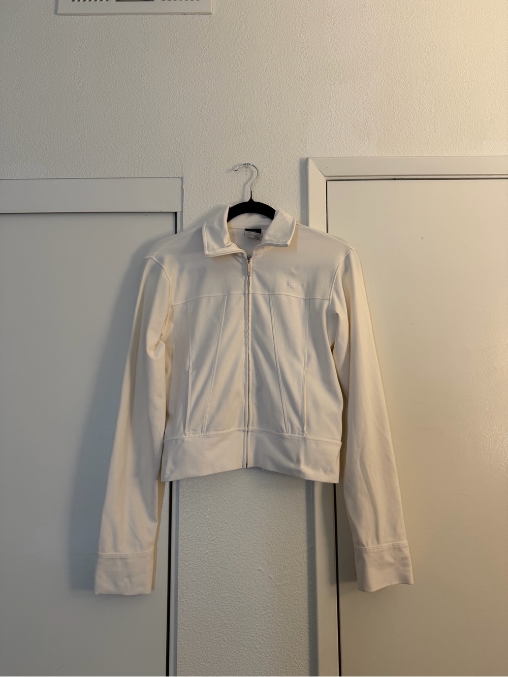 Nike Women's Cream Zip Bomber Jacket